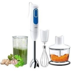 Braun Multiquick 3 MQ 3035 Sauce Hand Blender - Powerful, Versatile & Stylish in White